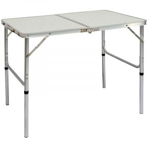 Table De Camping Pliable Aluminium 90 x 60 x 70 cm