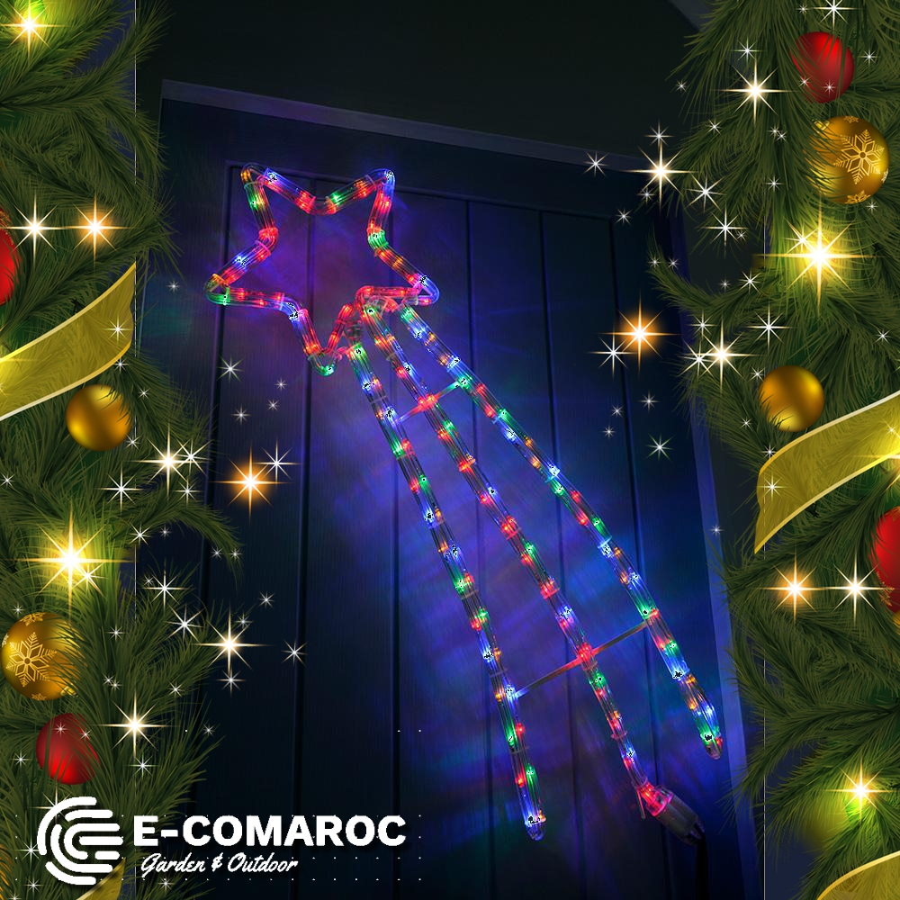 Décoration De Noel Lumineuse Etoile 96 LED - E-COMAROC -Confort et Plein  Air Au Maroc