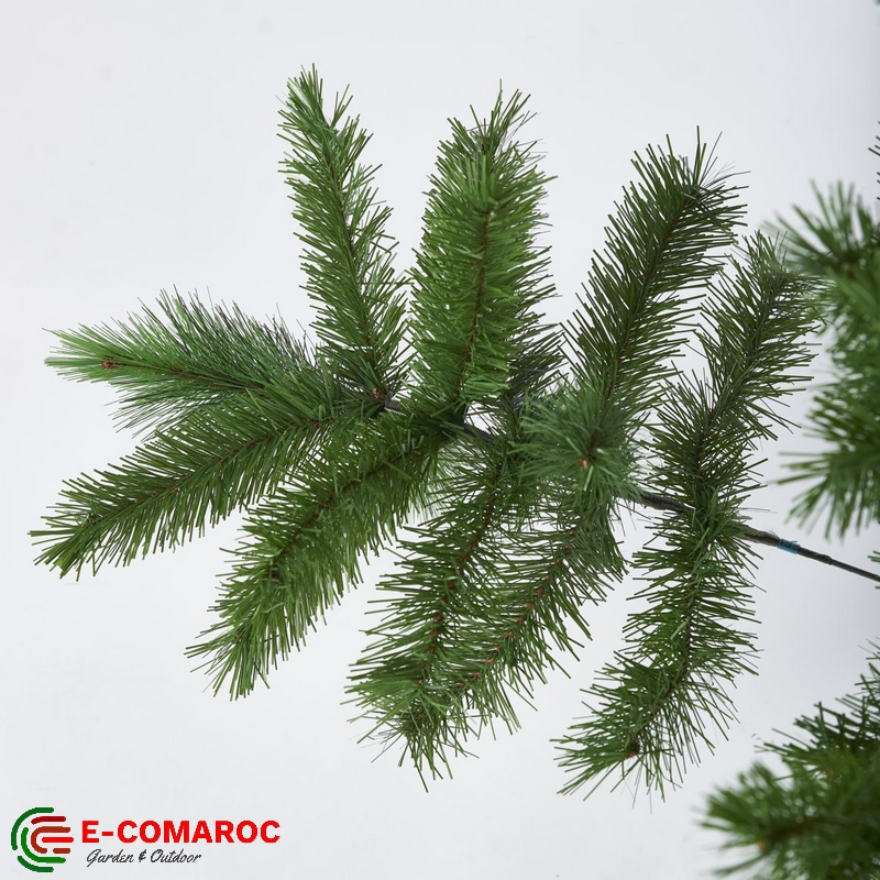 Branches De Sapin Artificiel Décoratives - Lot De 2 - PVC Vert Avec Fil Métal - Pour Décoration Noël, Guirlandes, Couronnes - DIY Et Décoration Intérieure