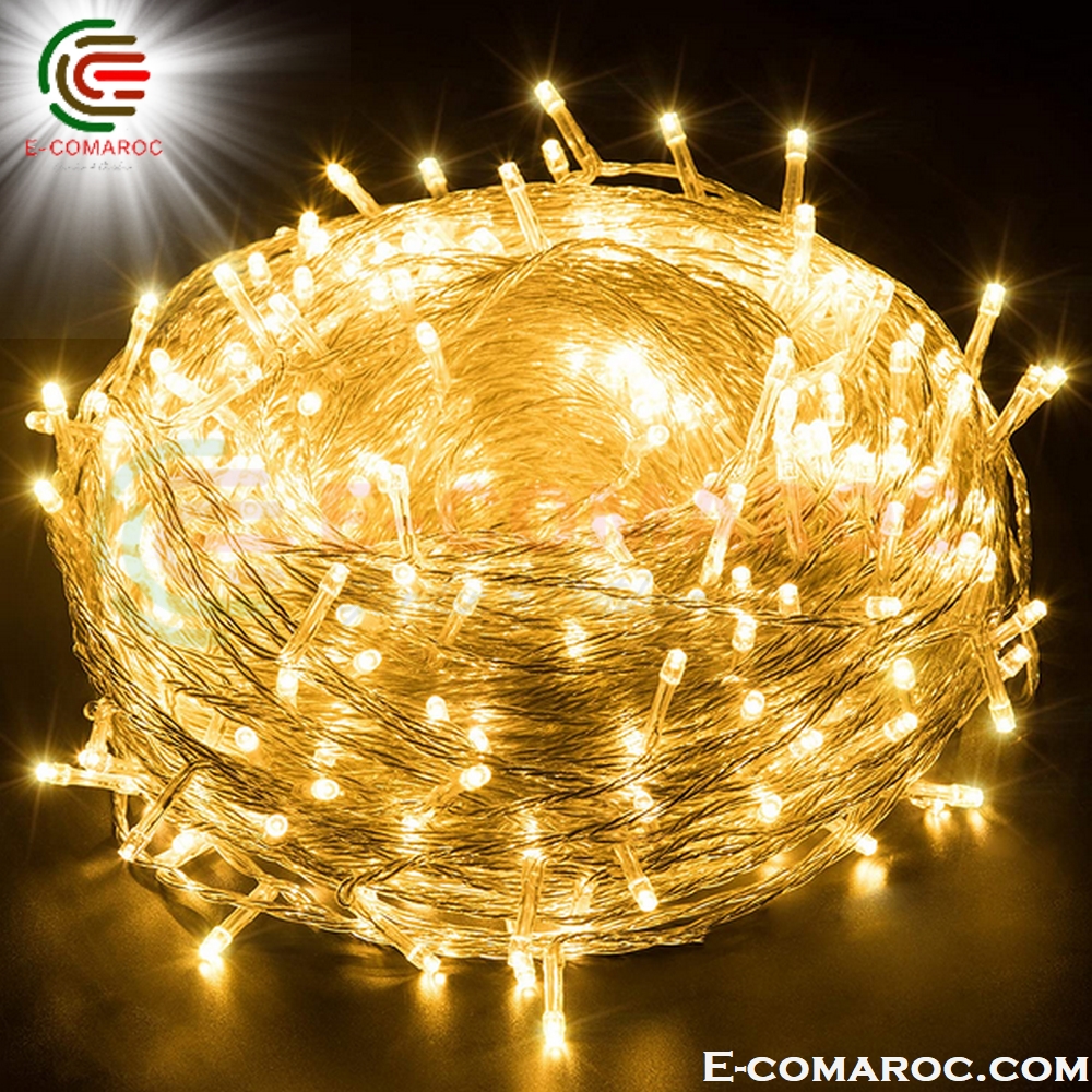 FZQBEY Guirlande Lumineuse, 3M 20 LED Guirlande Lumineuse Marocaine,  Guirlande Lumineuse Sapin de Noel, Éclairage de Noël Marocain, Boules  Argentées