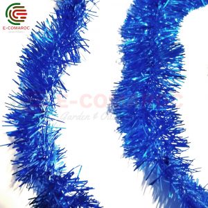 4 Pièces Guirlande De Noël Tinsel Rouge Scintillante – 2M Par Guirlande, Idéale Pour Sapin, Maison, Fêtes Et Décorations Festives