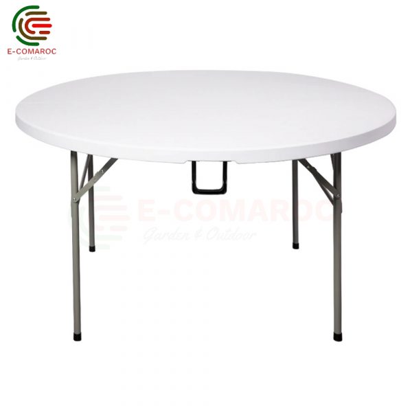 Table Traiteur Pliable Ronde PEHD 1m52 x 74 cm IK-010