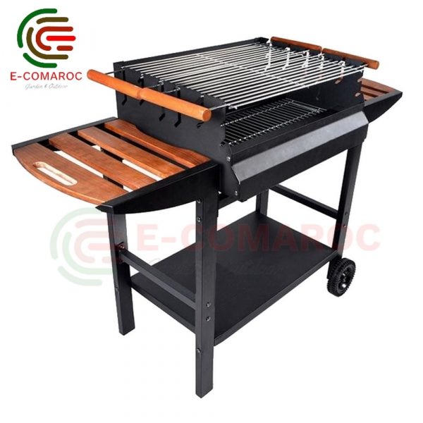 BARBECUE CHARBON DOUBLE GRILLE REF-3892