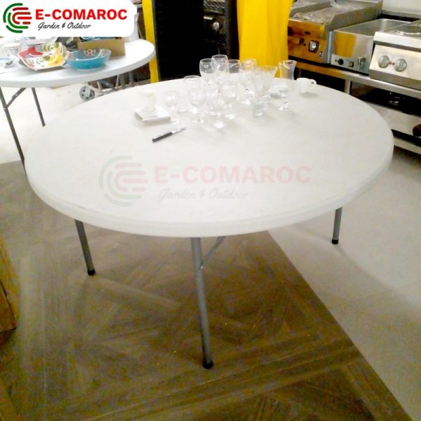 Table Banquet HDPE Ronde Pliable PF-152