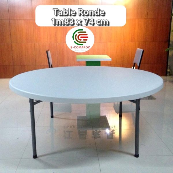 Table Pliable Ronde HDPE PF-183