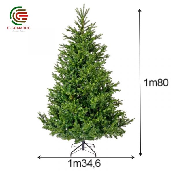 Sapin De Noël Artificiel 1m80 HILL SNOW Sapin De Noël Artificiel 1m80 HILL SNOW